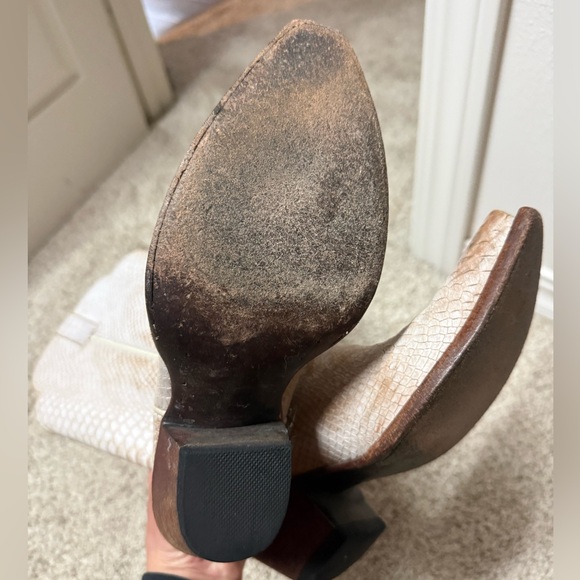 Women's Idyllwind distressed leather/python boots - Picture 6 of 6